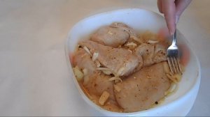 Куриная грудка в маринаде из лука и уксуса (альтернатива колбасе)