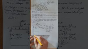 Составная многопролетная балка. Построение эпюр внутренних усилий М,Q и линий влияния. Часть 1