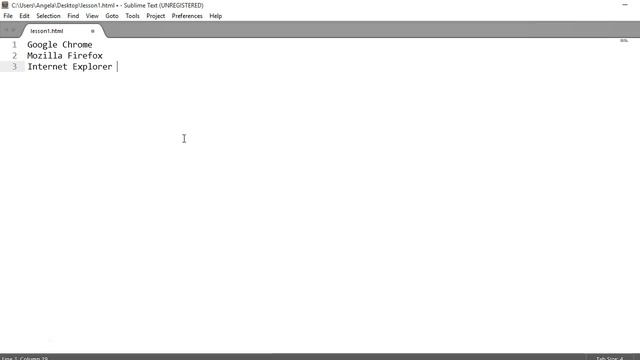 3  Web Browsers and DOCTYPE Declaration