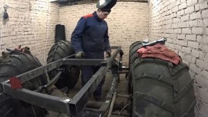 Вездеход болотоход своими руками .начало постройки рамы