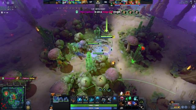 Pro Visage 33 KILLS - Easy Build Easy MMR - Dota 2 7.31b Gameplay [4k 60FPS]