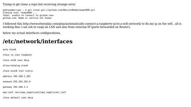 Raspberry Pi: Cant git clone from my raspberry смотреть онлайн