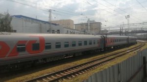 Электровоз ЭП1П 029 с поездом №145С Назрань-Москва. "Фирменный поезд". "Ингушетия".