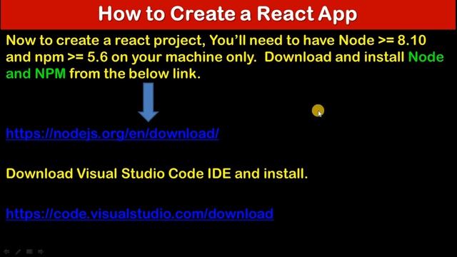 How to Install React JS || ReactJS - Environment Setup
