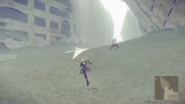 NieR:Automata Route A(2B): Chapter 2-End- The Machine Surge/To the Desert смотреть онлайн