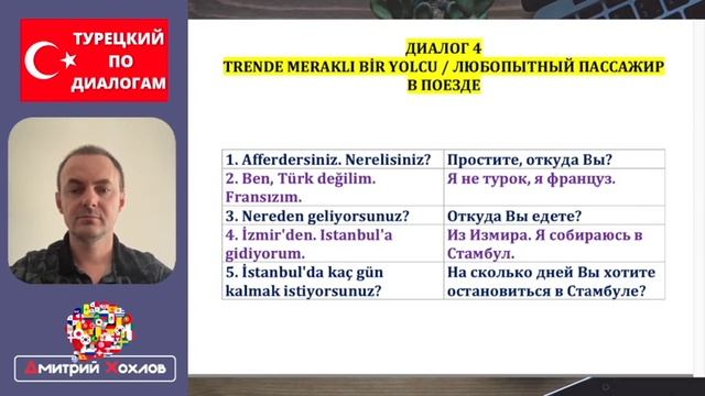 MERAKLI BİR YOLCU I ТУРЕЦКИЙ по диалогам 4 I БАЗОВЫЙ турецкий с НУЛЯ до УРОВНЯ A1 за 25 диалогов!