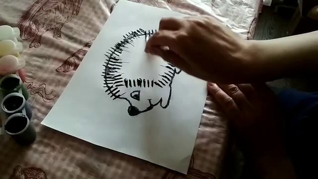 Рисование на тему "Колючий ёжик" для детей смотреть онлайн