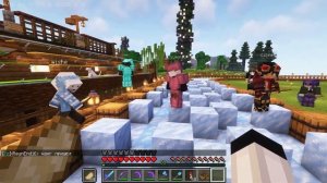 Я построил ГОНКИ НА ЛОДКАХ на сервере Irnento! Выживание без модов 1.19.3