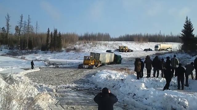 Зимник 2011, трасса Якутск Иркутск, р Чона смотреть онлайн