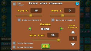 Как сделать движущиеся объекты в geometry dash