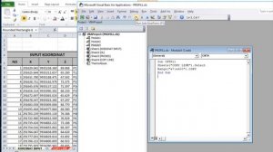 macro vba, belajar membuat coding macro, excel ke Autocad,