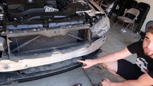 BMW F30 FRONT M SPORT BUMPER INSTALL!! (GREAT FITMENT)