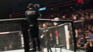 Paul Craig submits Magomed Ankalaev in the last second of the fight. UFCLondon March 2018