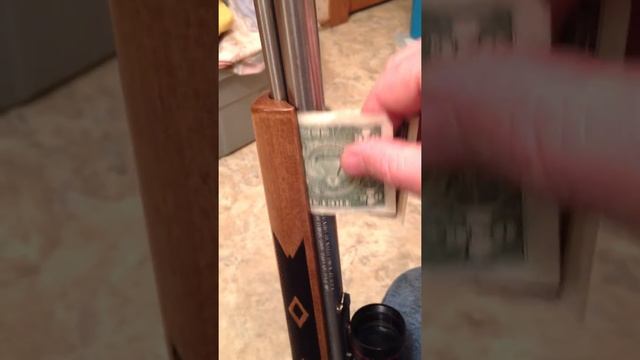 Marlin 60 checking barrel float after pillar embedding stock