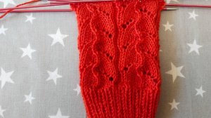 Ажурный узор для вязания носочков. Узоры для кругового вязания схема узора.