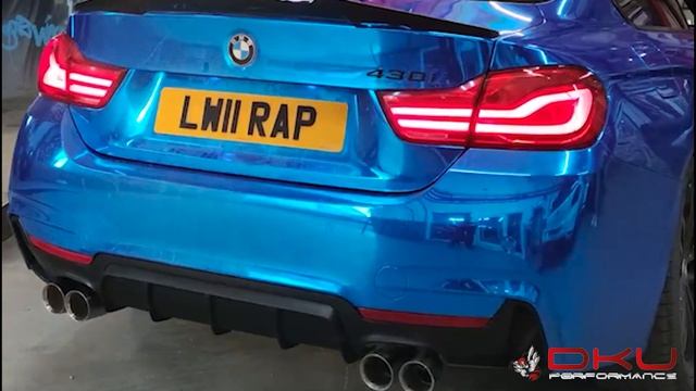 BMW 430I M4 LOOK performance exhaust