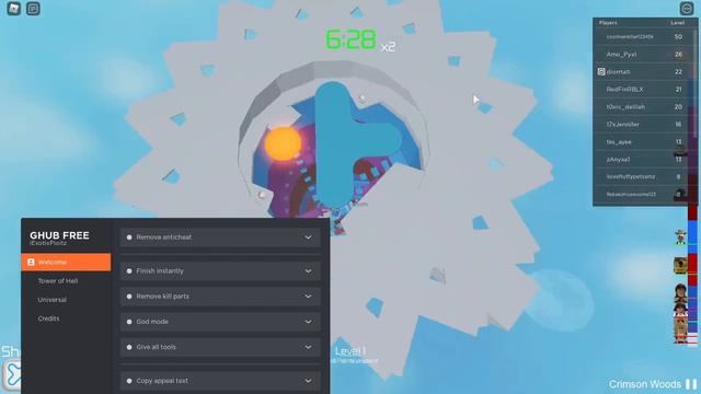 TOWER OF HELL ?NEW GUI, GODMODE, REMOVE KILL BRICKS ?PASTEBIN SCRIPT *2023* WORKING! смотреть онлайн
