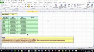 MS EXCEL 2010 - FSM UYGULAMA - SORU 8