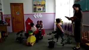 Инсценировка русской народной сказки "Репка" в средней группе МКДОУ д/с "Сказка"