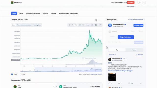 НЕ ПОКУПАЙ PEPE ПОКА НЕ ПОСМОТРИШЬ ЭТО ВИДЕО! Pepe прогноз. Купить PEPE или пропустить?