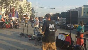 Юный барабанщик-Жека Петровский на улицах Москвы