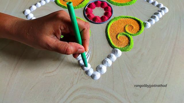 #1374 Rangoli designs for diwali festival navratri rangoli design смотреть онлайн