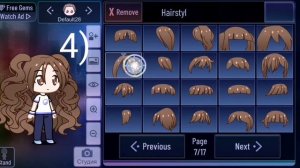 "Топ 5 смешных причёсок в гача клуб#2(Автор:AKITA WOLF)