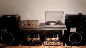 Knight KB85 tube amplifier pair with german Kücke KS E80 speakers