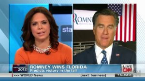 Mitt Romney interview&#233; sur CNN ne se sent pas concern&#233; par les pauvres.