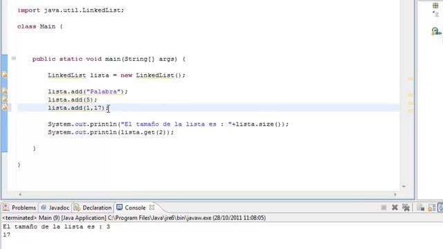 Listas Enlazadas con LinkedList en Java смотреть онлайн