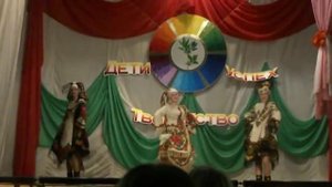 ШИКАРНАЯ Русская коллекция детского театра моды.wmv