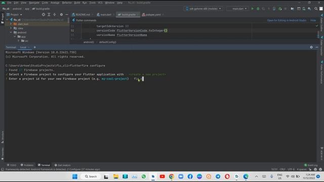 Install FlutterFire CLI | and Add Firebase to a Flutter app