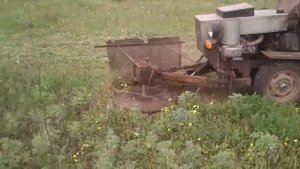 Самодельная роторная косилка!
