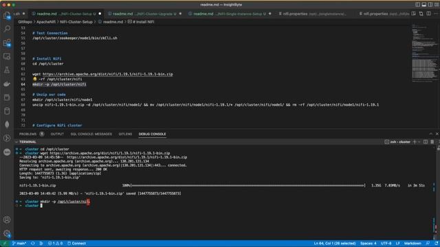 Apache NiFi Cluster setup