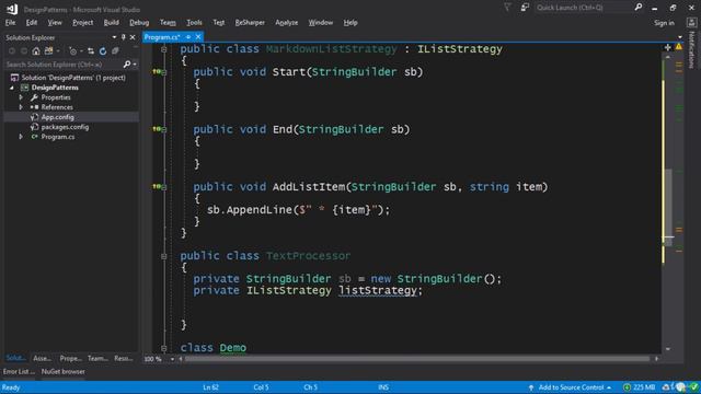 Паттерн Стратегия реализация на C#. Dynamic Strategy
