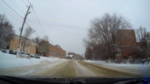 По улицам города Вольск 1 января 2020 года