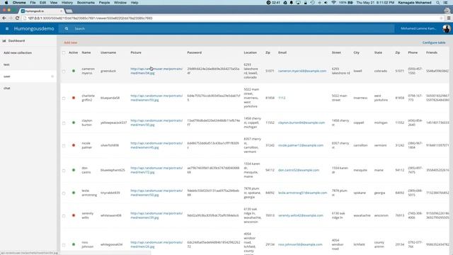 HumongouS.io profile picture widget in action смотреть онлайн