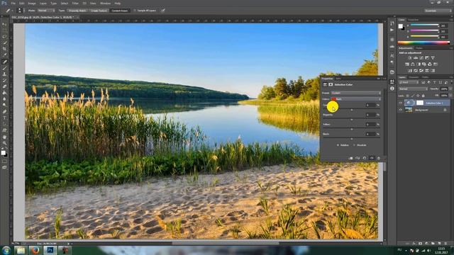 Урок №5. Обработка летнего пейзажа в Lightroom + Photoshop. смотреть онлайн