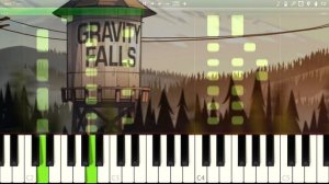 Gravity Falls on piano - Гравити Фолз на пианино