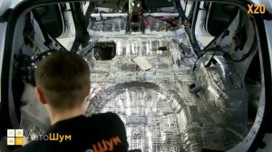 Шумоизоляция багажника с арками Kia Sportage QL  в уровне Премиум. АвтоШум.