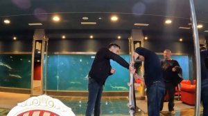 Подводный мир в Актау. Океанариум в гостинице Caspian Riviera Grand Palace. Осетр