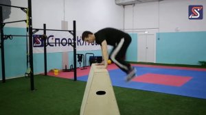 Как научиться делать паркур трюк - парапет