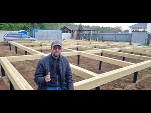 Обвязка свай пакетом досок на ребро, как правильно ее делать