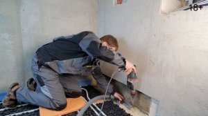 Монтаж душевого лотка для встраивания в стену Advantix Vario (часть 2)