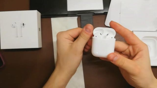 Беспроводные наушники Apple AirPods 2 хорошая реплика смотреть онлайн