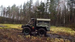 БТХ2 на шинах Авторос. Реальная проходимость шин.