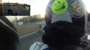 На мотоцикле с Двойкой Kawasaki Versys