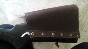 Самодельная щека на приклад / Handmade cheek on shotgun stock