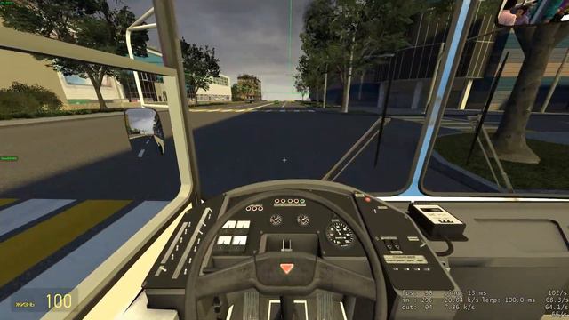 Это троллейбус БТЗ 5276-04 в Гаррис мод!/Обкатка 6 марша! смотреть онлайн