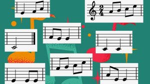 Музыкальный диктант "Собери мелодию" №3